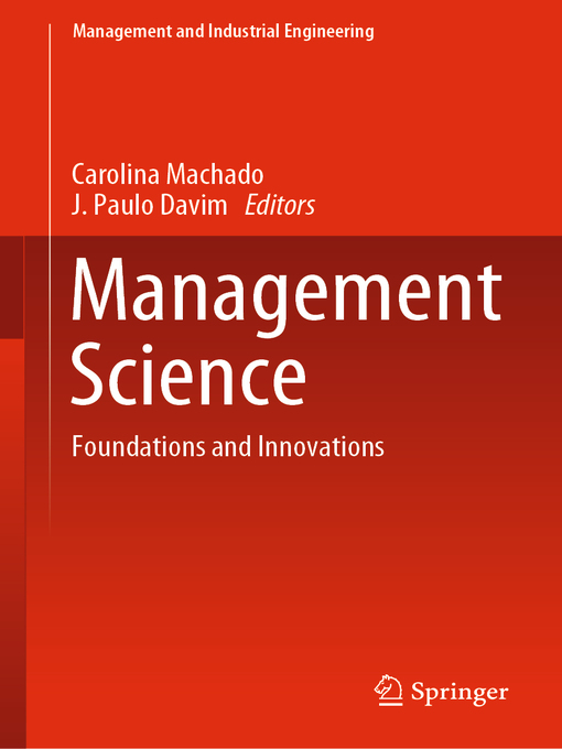 Title details for Management Science by Carolina Machado - Available